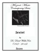 Sextet Orchestra sheet music cover